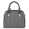 Black And White African Ethnic Print Shoulder Handbag