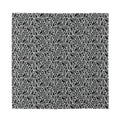 Black And White African Ethnic Print Silk Bandana