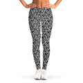 Black And White African Ethnic Print Women's Leggings