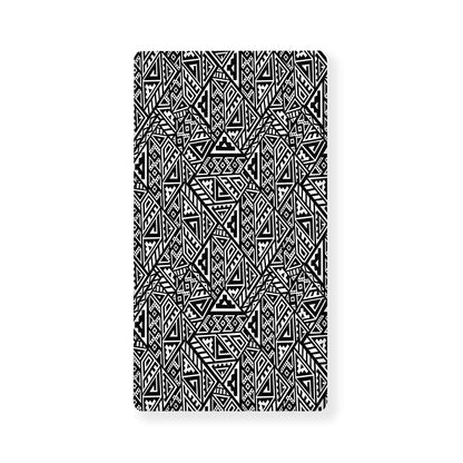Black And White African Inspired Print Baby Crib Sheet