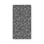 Black And White African Inspired Print Baby Crib Sheet