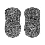 Black And White African Inspired Print Bar Stool Covers