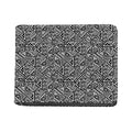 Black And White African Inspired Print Bifold Wallet
