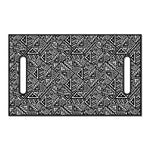 Black And White African Inspired Print Golf Cart Seat Cover
