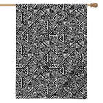 Black And White African Inspired Print House Flag