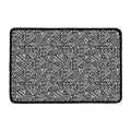 Black And White African Inspired Print Kitchen Mat