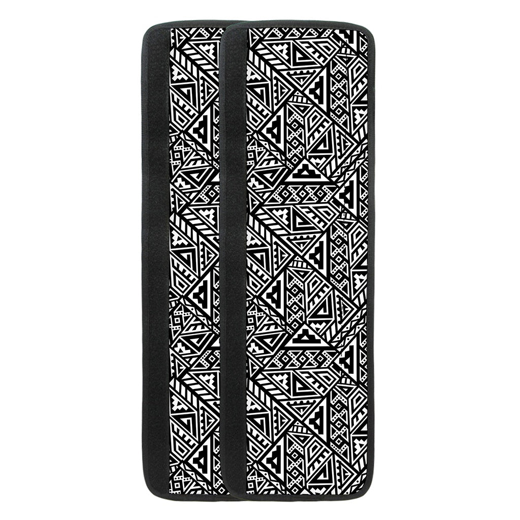 Black And White African Inspired Print Refrigerator Handle Covers