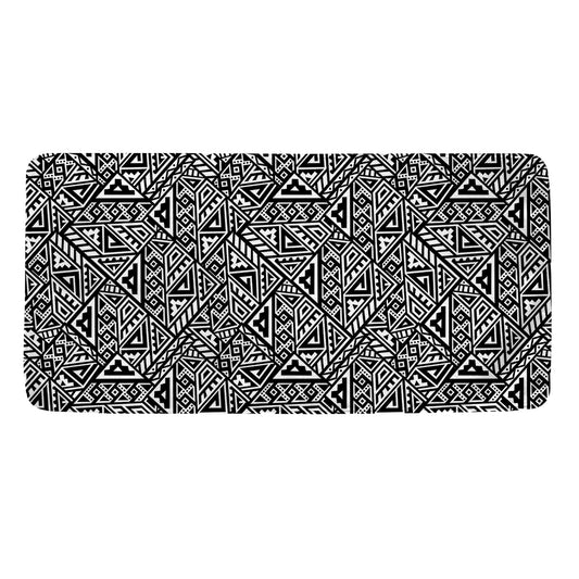 Black And White African Inspired Print Towel