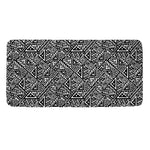 Black And White African Inspired Print Towel