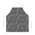 Black And White African Tribal Print Adjustable Apron