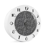 Black And White African Tribal Print Alarm Clock