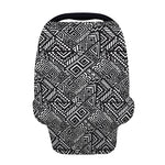 Black And White African Tribal Print Baby Seat Cover