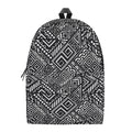 Black And White African Tribal Print School Backpack