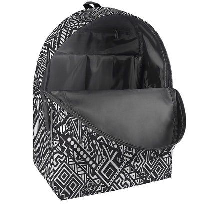 Black And White African Tribal Print Backpack