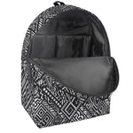 Black And White African Tribal Print Backpack