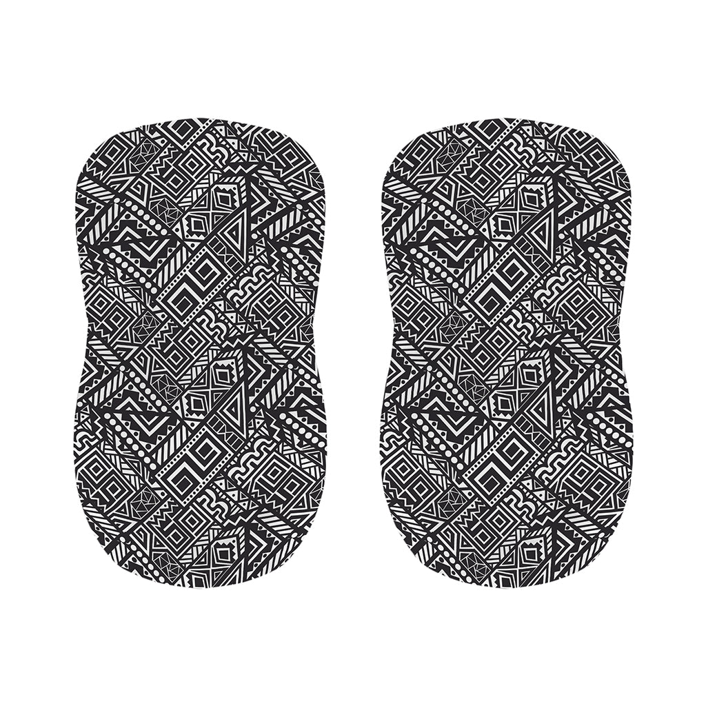 Black And White African Tribal Print Bar Stool Covers