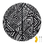 Black And White African Tribal Print Basketball