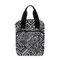 Black And White African Tribal Print Bible Tote Bag