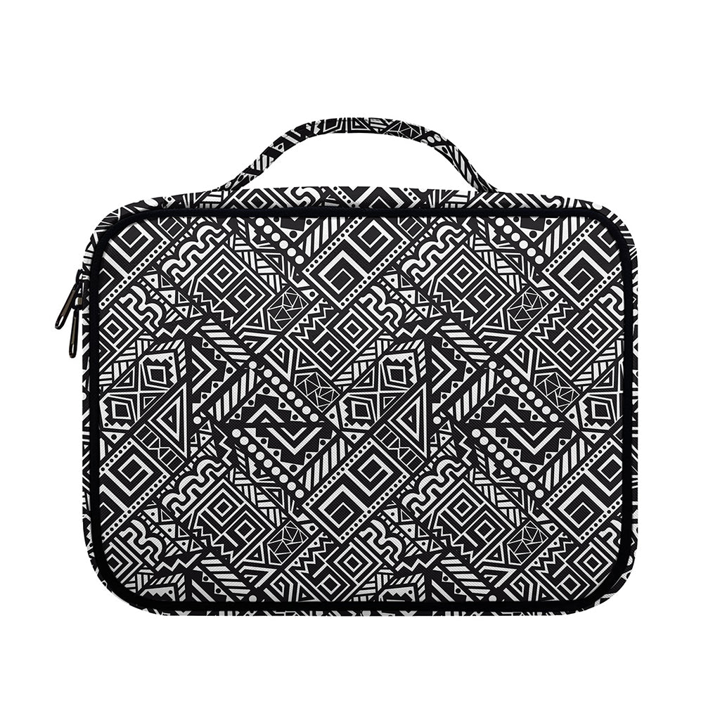 Black And White African Tribal Print Briefcase Bible Bag