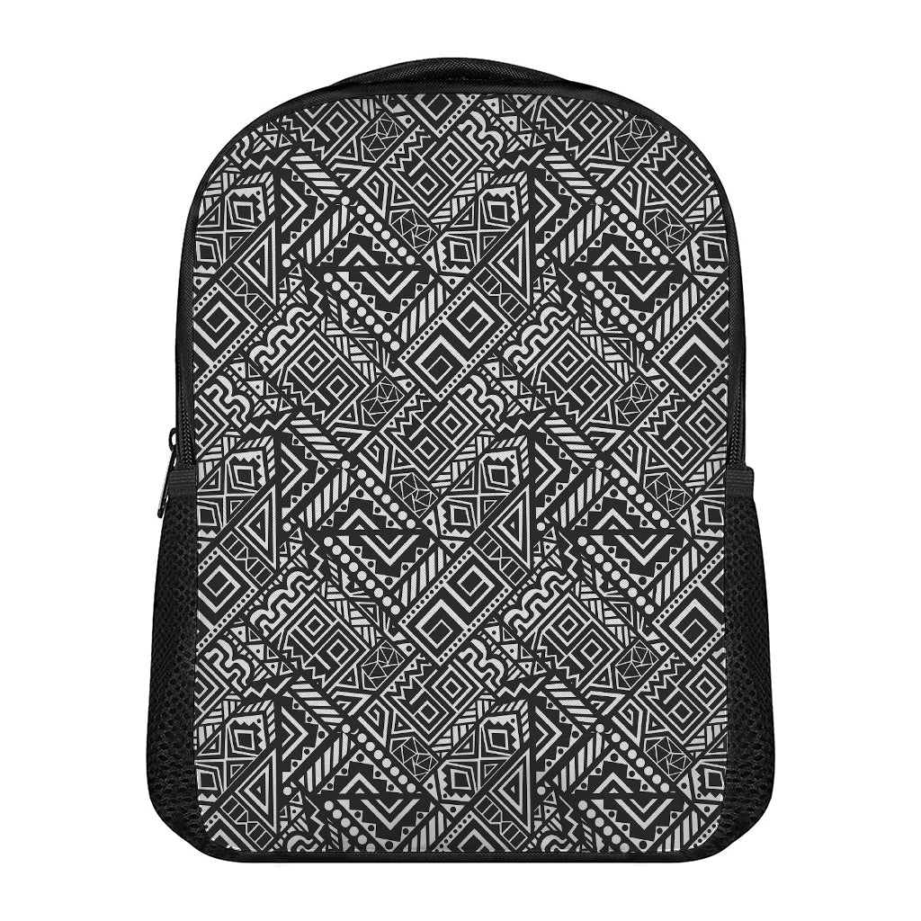 Black And White African Tribal Print Casual Backpack