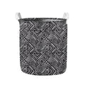 Black And White African Tribal Print Collapsible Laundry Basket