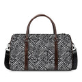 Black And White African Tribal Print Duffel Bag