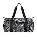 Black And White African Tribal Print Gym Bag