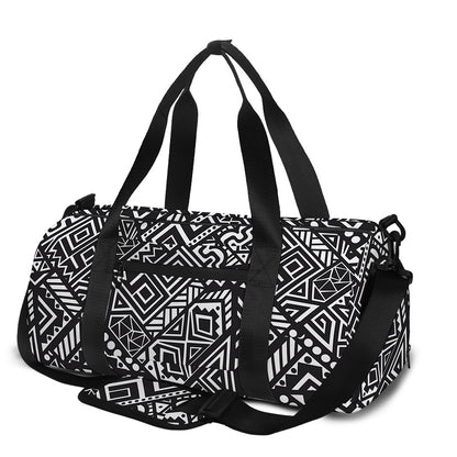 Black And White African Tribal Print Gym Bag