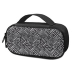 Black And White African Tribal Print Insulin Cooler Travel Case
