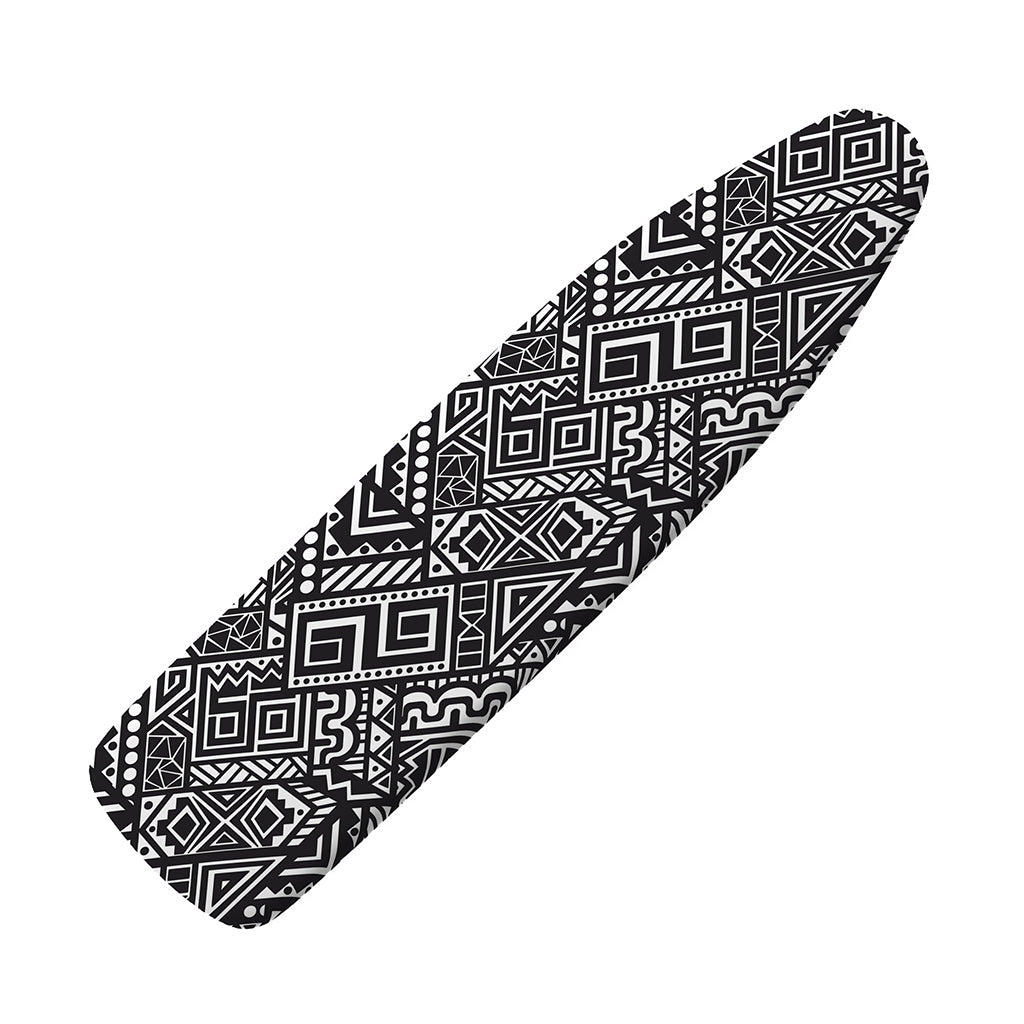 Black And White African Tribal Print Ironing Board Cover