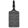 Black And White African Tribal Print Luggage Tag