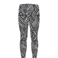 Black And White African Tribal Print Men's Leggings