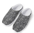 Black And White African Tribal Print Mesh Casual Shoes