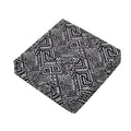 Black And White African Tribal Print Outdoor Seat Cushion Cover