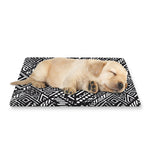 Black And White African Tribal Print Pet Cooling Mat Cover