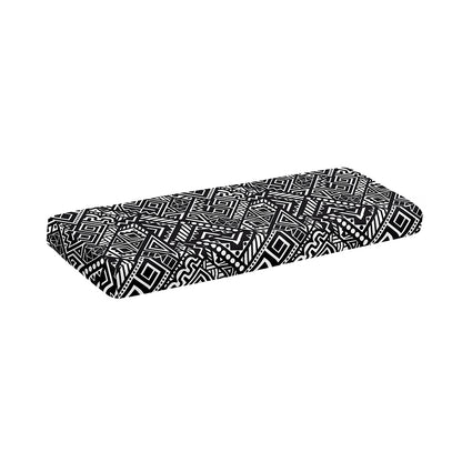 Black And White African Tribal Print Piano Keyboard Cover