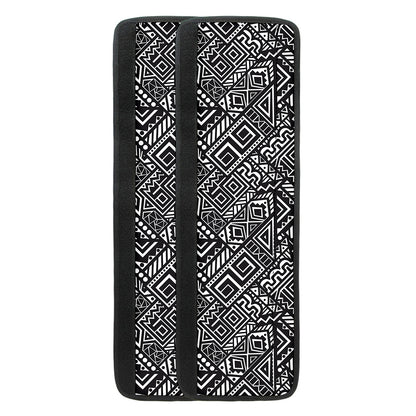 Black And White African Tribal Print Refrigerator Handle Covers