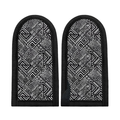 Black And White African Tribal Print Skillet Handle Cover