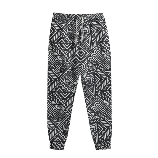 Black And White African Tribal Print Sweatpants