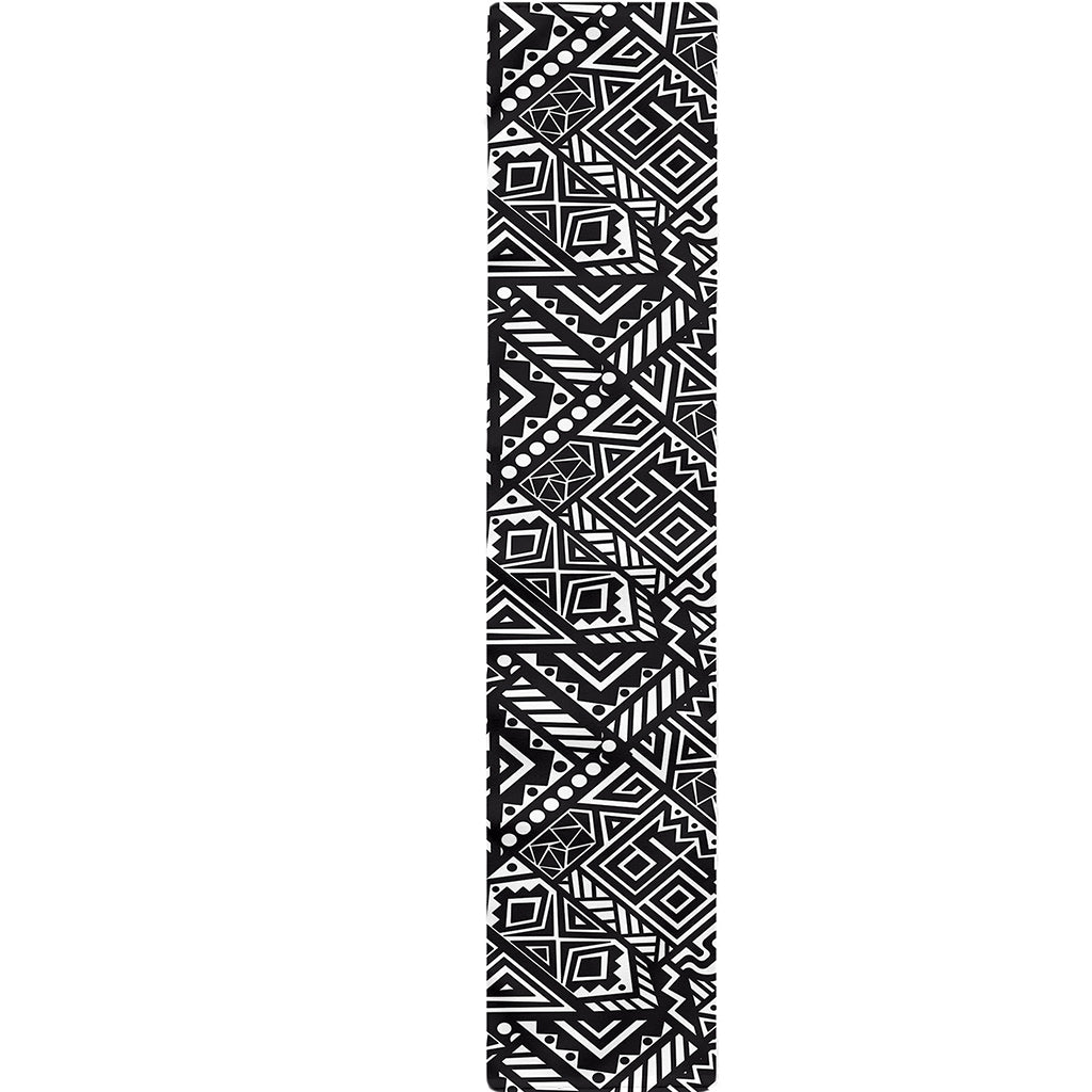 Black And White African Tribal Print Table Runner