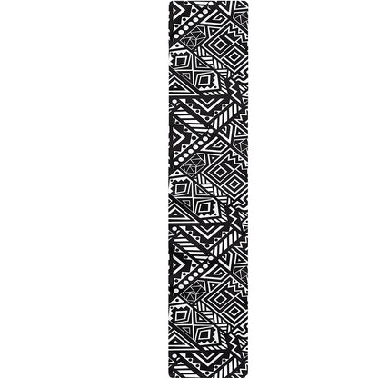 Black And White African Tribal Print Table Runner