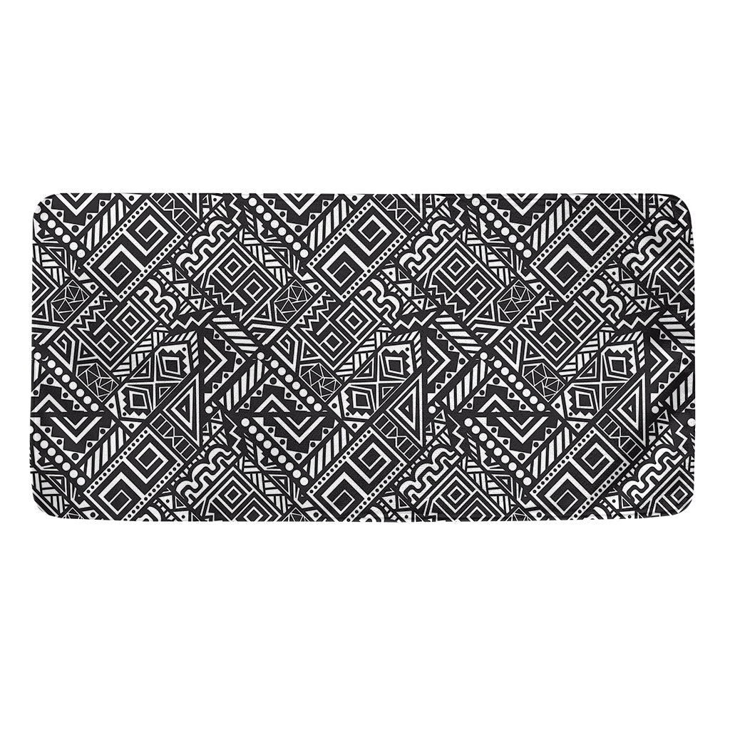 Black And White African Tribal Print Towel