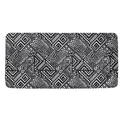 Black And White African Tribal Print Towel