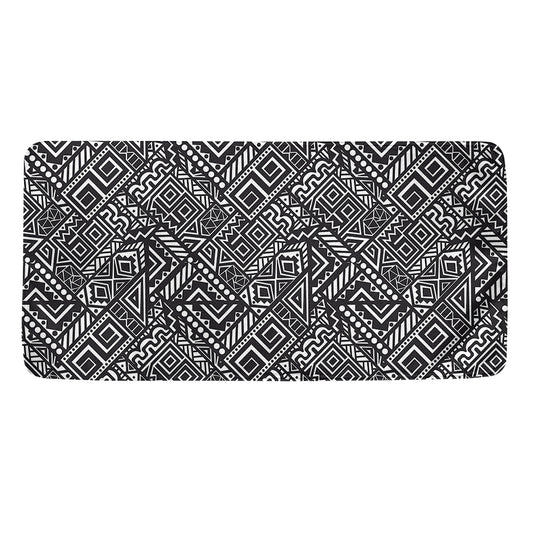 Black And White African Tribal Print Towel
