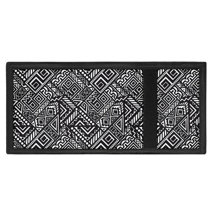 Black And White African Tribal Print Trifold Wallet