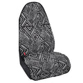 Black And White African Tribal Print Waterproof Car Seat Cover