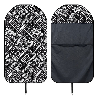 Black And White African Tribal Print Waterproof Car Seat Cover