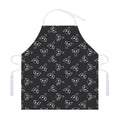 Black And White Alien Print Adjustable Apron
