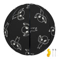 Black And White Alien Print Basketball