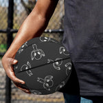 Black And White Alien Print Basketball